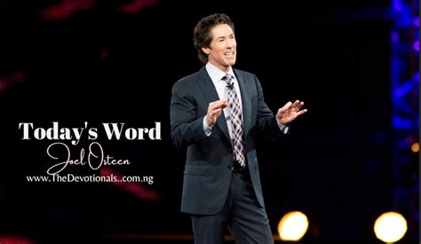 Start sending your words out in the right direction. . Joel osteen todays word
